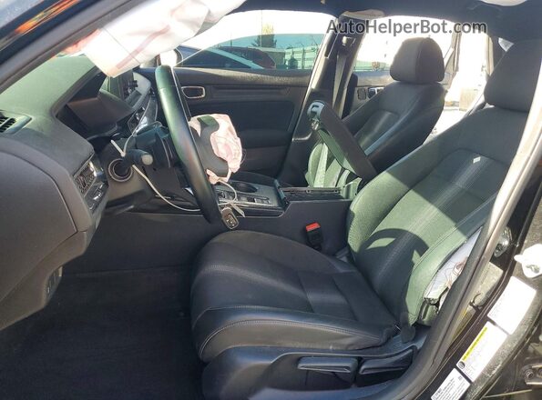 2HGFE2F55RH582553 2024 HONDA CIVIC Черный Вид салона спереди