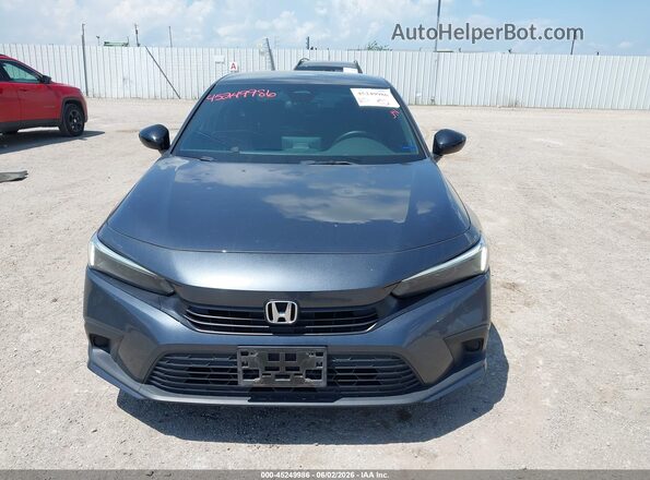 2HGFE2F55RH591804 2024 HONDA CIVIC Gray Вид щитка приладів