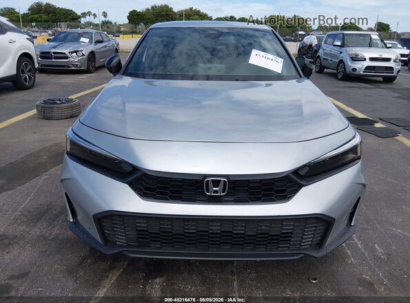 2HGFE2F55SH503341 2025 HONDA CIVIC Silver Rear interior view