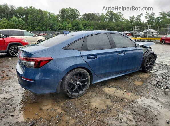 2HGFE2F55SH531639 2025 HONDA CIVIC Blue Задня права чверть