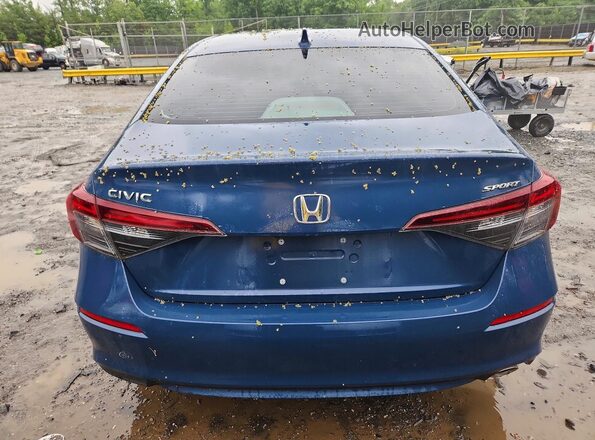 2HGFE2F55SH531639 2025 HONDA CIVIC Blue Вид ззаду