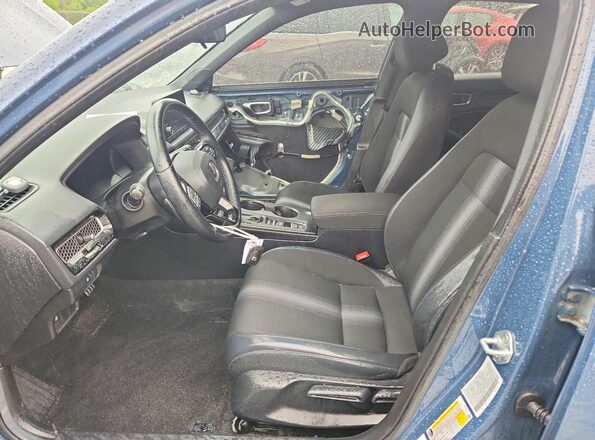 2HGFE2F55SH531639 2025 HONDA CIVIC Blue Вид салону спереду