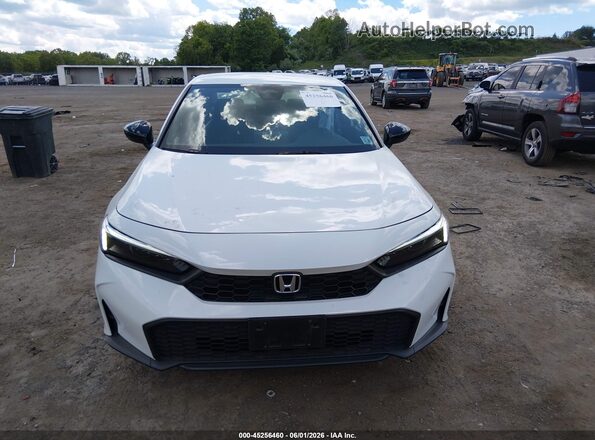 2HGFE2F55SH562101 2025 HONDA CIVIC White Սարքավորումների վահանակի տեսք