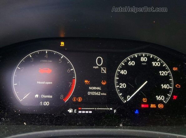 2HGFE2F55SH581862 2025 HONDA CIVIC Gray Widok zestawu wskaźników