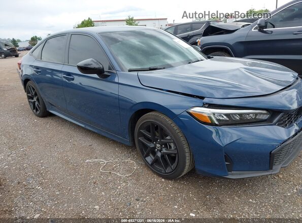 2HGFE2F55SH585104 2025 HONDA CIVIC Blue Rear interior view