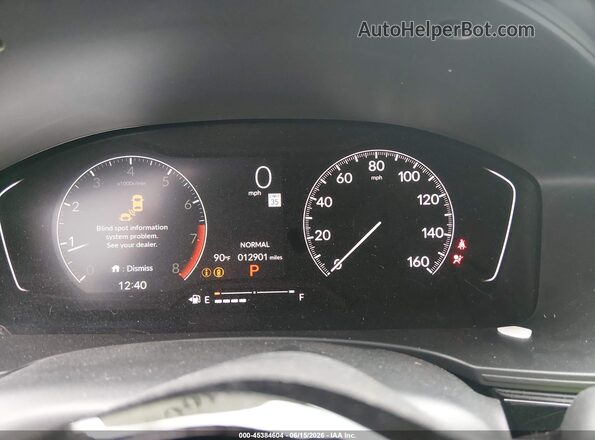 2HGFE2F55TH515846 2026 HONDA CIVIC Gray Вид задніх сидінь