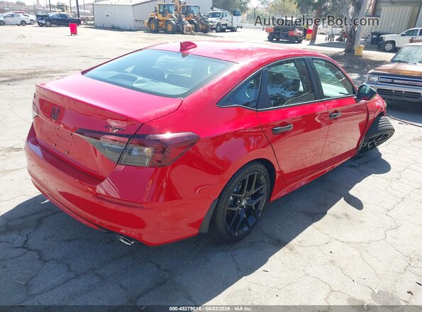 2HGFE2F55TH583466 2026 HONDA CIVIC Red Задня права чверть