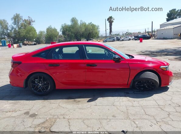 2HGFE2F55TH583466 2026 HONDA CIVIC Red Вид задньої частини салону