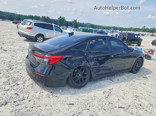 2HGFE2F56NH500520 2022 HONDA CIVIC Black Rear right