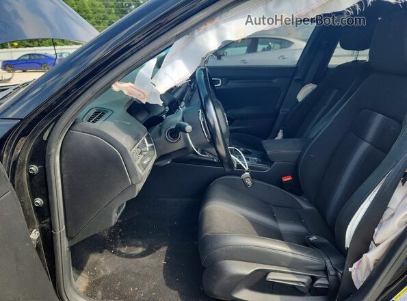 2HGFE2F56NH500520 2022 HONDA CIVIC Black Front interior view
