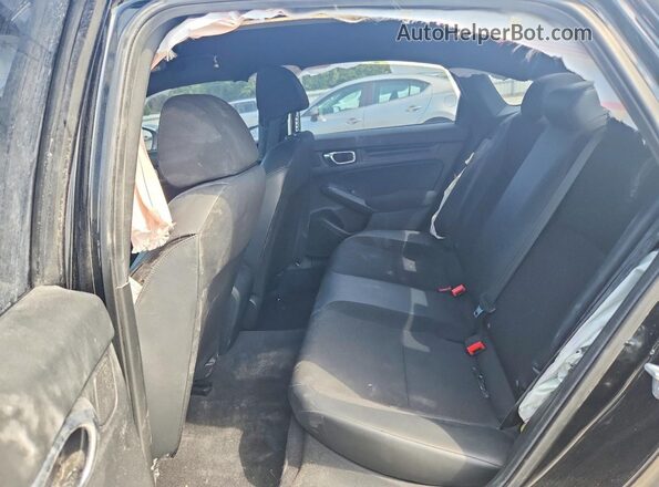 2HGFE2F56NH500520 2022 HONDA CIVIC Black Rear seats view