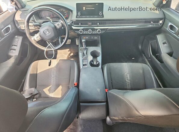 2HGFE2F56NH500520 2022 HONDA CIVIC Black Dashboard view