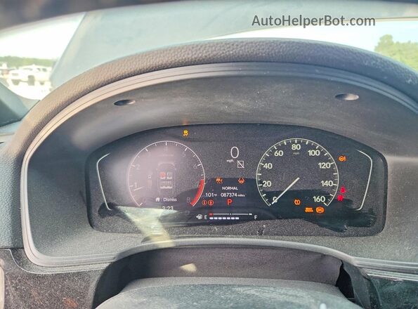 2HGFE2F56NH500520 2022 HONDA CIVIC Black Instrument cluster view