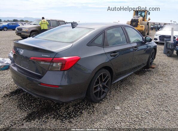 2HGFE2F56NH517429 2022 HONDA CIVIC Gray Trasero derecho
