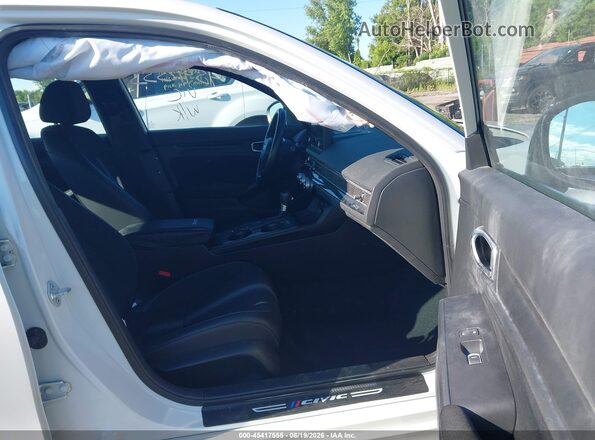 2HGFE2F56NH531766 2022 HONDA CIVIC White Widok wnętrza z przodu