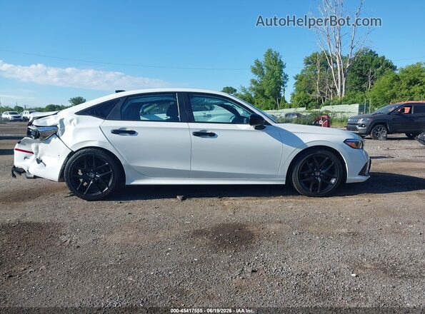 2HGFE2F56NH531766 2022 HONDA CIVIC White Widok wnętrza z tyłu