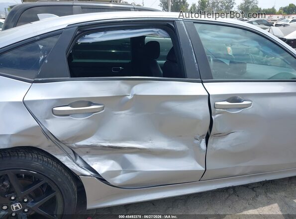 2HGFE2F56NH544341 2022 HONDA CIVIC Silver Widok z przodu