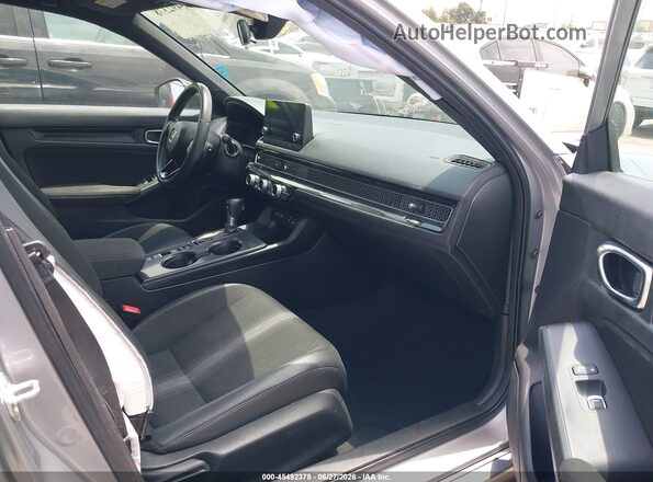2HGFE2F56NH544341 2022 HONDA CIVIC Silver Widok wnętrza z przodu