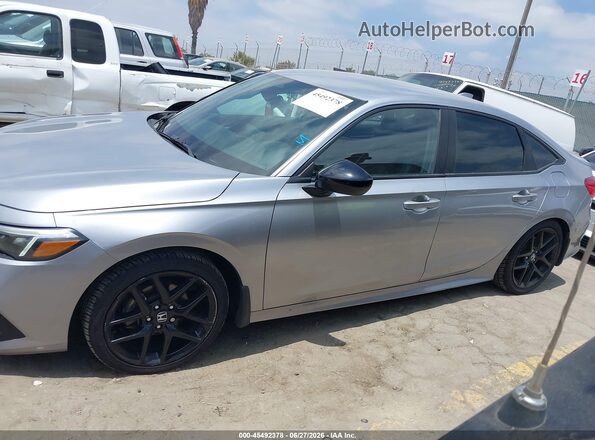 2HGFE2F56NH544341 2022 HONDA CIVIC Silver Widok wnętrza 360 stopni
