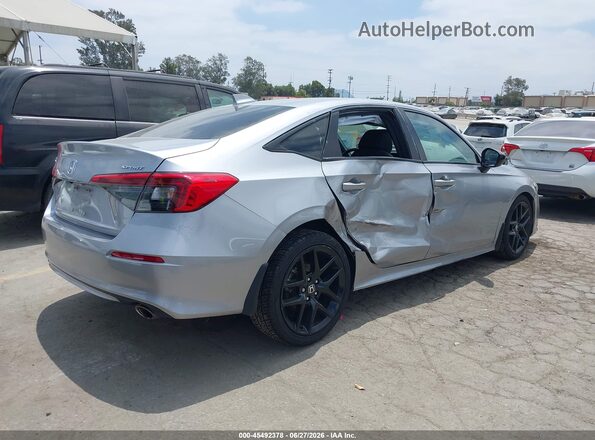2HGFE2F56NH544341 2022 HONDA CIVIC Silver Tył prawy