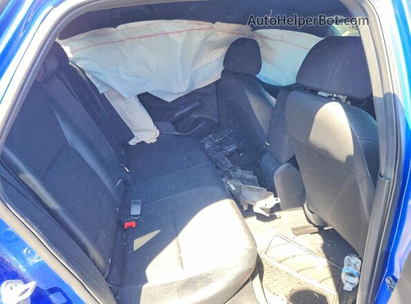 2HGFE2F56NH552097 2022 HONDA CIVIC Blue Rear seats view