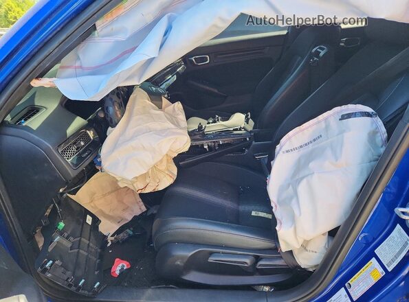 2HGFE2F56NH552097 2022 HONDA CIVIC Blue Front interior view