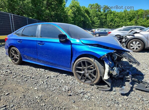 2HGFE2F56NH552097 2022 HONDA CIVIC Blue Front right