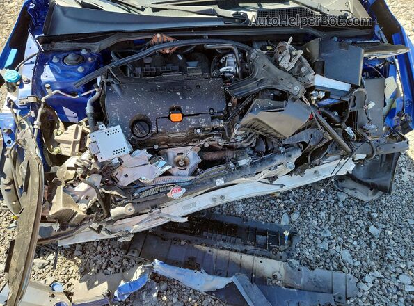 2HGFE2F56NH552097 2022 HONDA CIVIC Blue Rear interior view