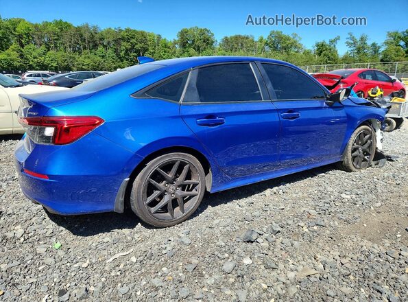 2HGFE2F56NH552097 2022 HONDA CIVIC Blue Rear right
