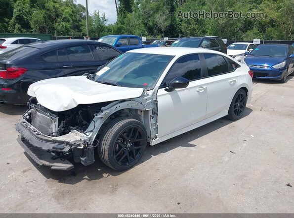 2HGFE2F56NH583396 2022 HONDA CIVIC White Przód lewy