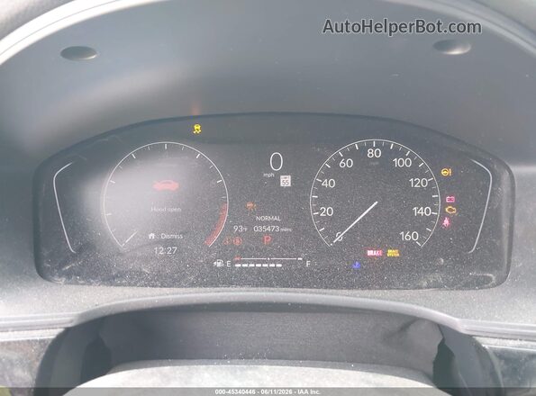 2HGFE2F56NH583396 2022 HONDA CIVIC White Widok tylnych siedzeń