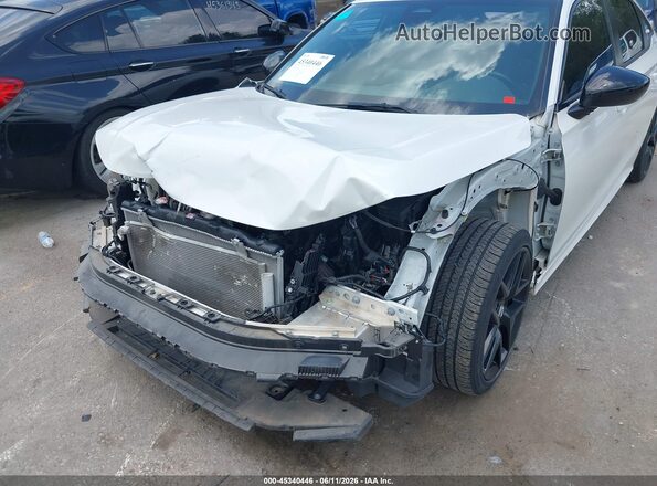 2HGFE2F56NH583396 2022 HONDA CIVIC White Widok z przodu