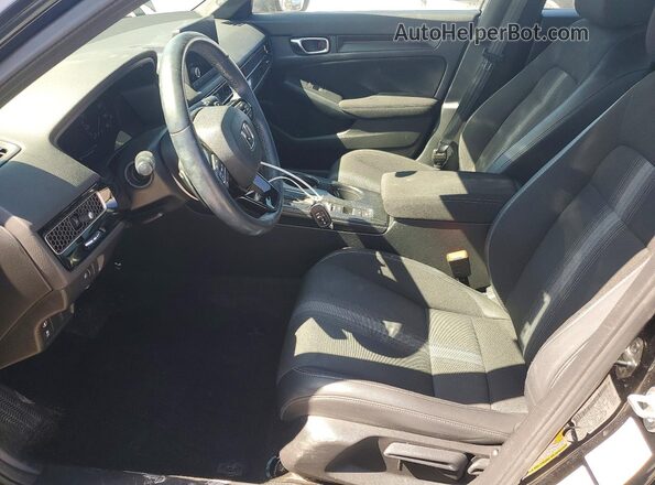 2HGFE2F56NH608944 2022 HONDA CIVIC Black Front interior view