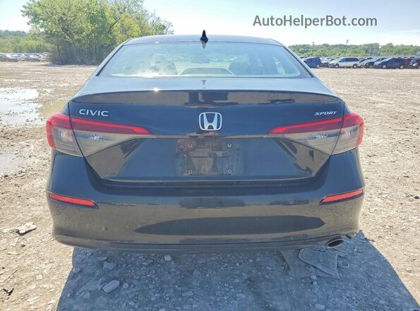 2HGFE2F56NH608944 2022 HONDA CIVIC Black Rear view