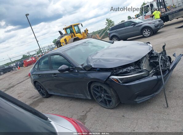 2HGFE2F56PH503839 2023 HONDA CIVIC Gray Սալոնի հետևի տեսք