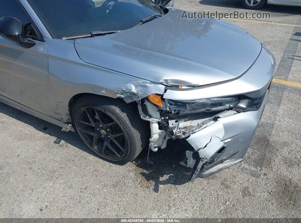 2HGFE2F56PH515862 2023 HONDA CIVIC Silver Դիմացի տեսք