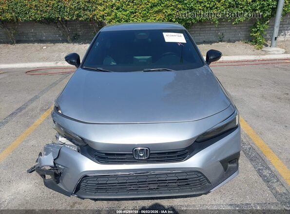 2HGFE2F56PH515862 2023 HONDA CIVIC Silver Սարքավորումների վահանակի տեսք
