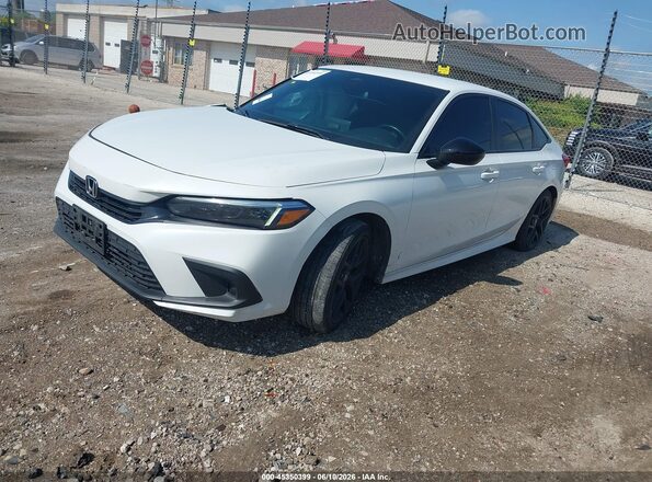 2HGFE2F56PH518292 2023 HONDA CIVIC White Առջևի ձախ երեք քառորդ տեսարան