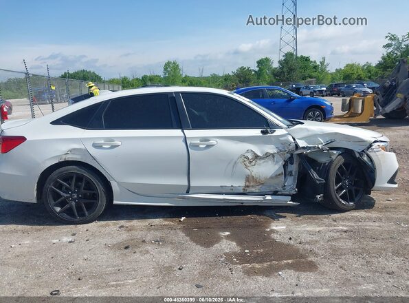 2HGFE2F56PH518292 2023 HONDA CIVIC White Սալոնի հետևի տեսք