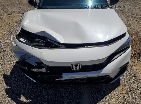 2HGFE2F56PH551681 2023 HONDA CIVIC Белый Вид задней части салона