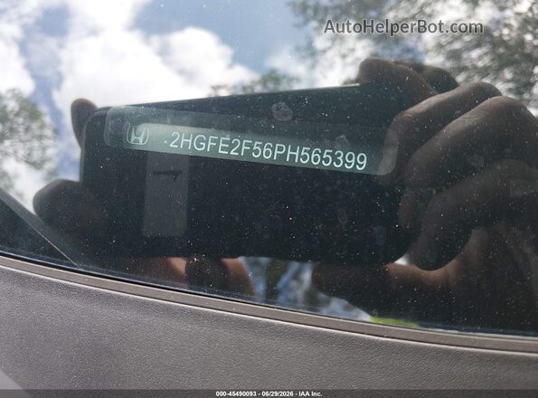 2HGFE2F56PH565399 2023 HONDA CIVIC Blue ძრავის განყოფილების ხედი