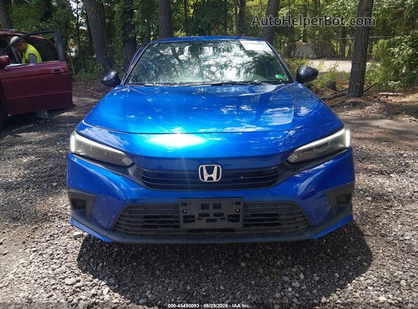 2HGFE2F56PH565399 2023 HONDA CIVIC Blue ხელსაწყოთა პანელის ხედი