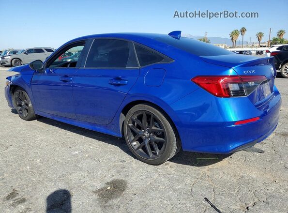 2HGFE2F56RH507456 2024 HONDA CIVIC Синий Задняя левая четверть