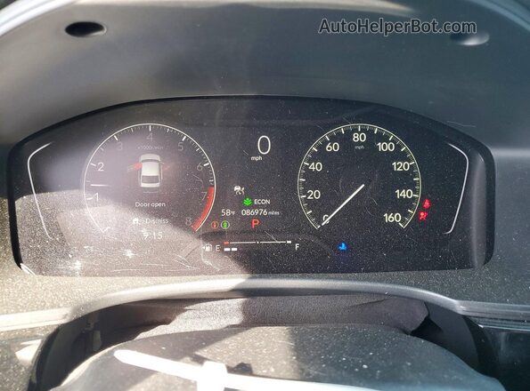 2HGFE2F56RH507456 2024 HONDA CIVIC Синий Вид щитка приборов