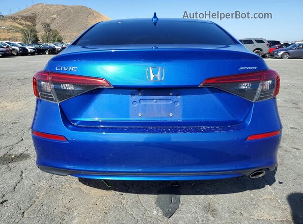 2HGFE2F56RH507456 2024 HONDA CIVIC Синий Вид сзади