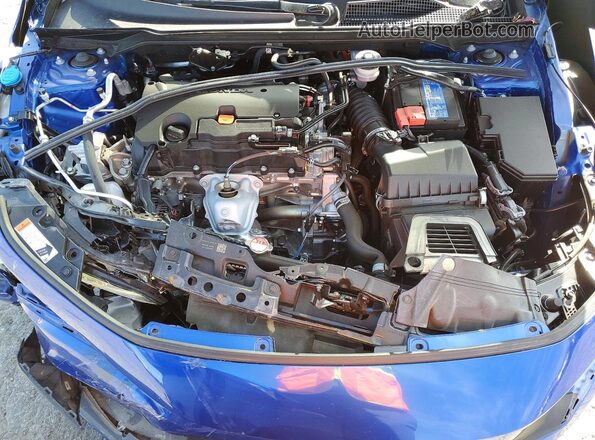 2HGFE2F56RH507456 2024 HONDA CIVIC Синий Вид задней части салона