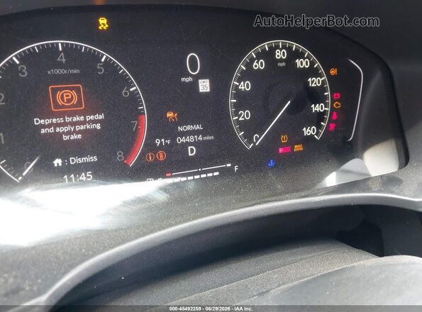 2HGFE2F56RH535242 2024 HONDA CIVIC White უკანა სავარძლების ხედი