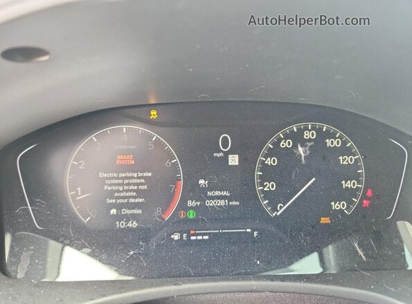 2HGFE2F56RH560416 2024 HONDA CIVIC Blue Instrument cluster view