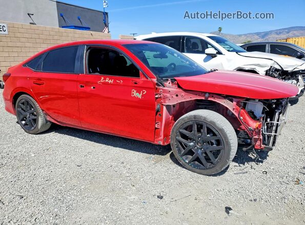 2HGFE2F56RH568936 2024 HONDA CIVIC Red Przód prawy