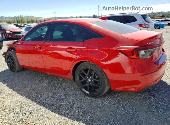 2HGFE2F56RH568936 2024 HONDA CIVIC Red Tył lewy